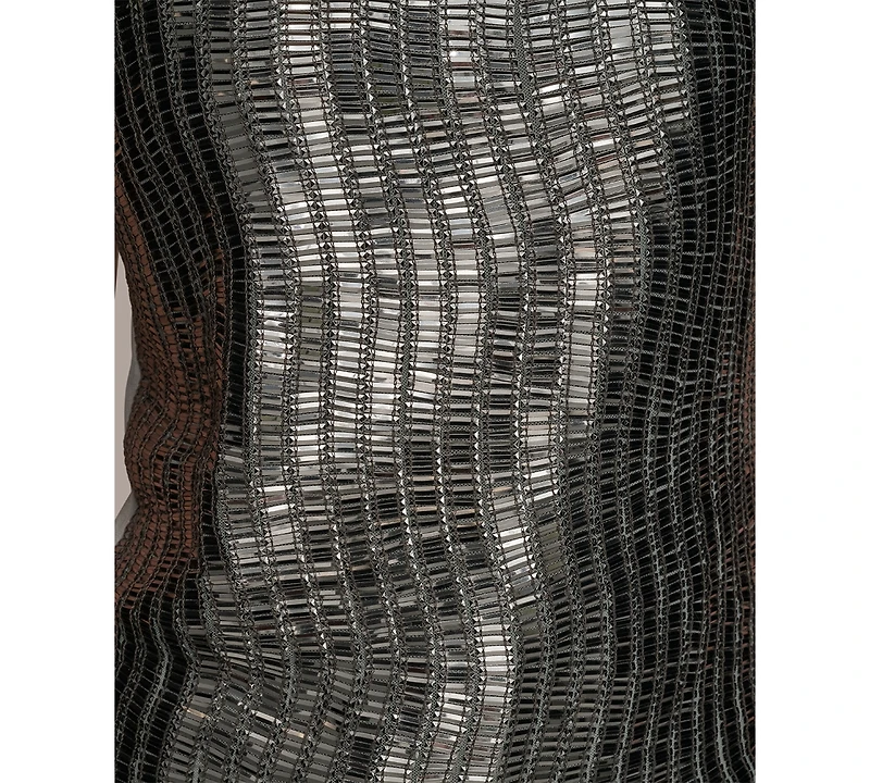 Donna Karan New York Women's Sleeveless Beaded Mesh Top
