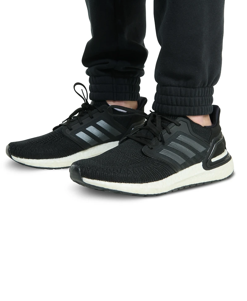 adidas Big Boys Elastic-Waistband Essential Logo Fleece Jogger Pants