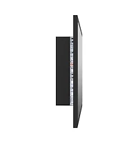 Led Bathroom Mirror Gray 23.6"x3.3"x14.6" Acrylic