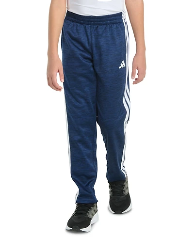 adidas Big Boys Elastic-Waistband Training Essential 3-Stripe Pants
