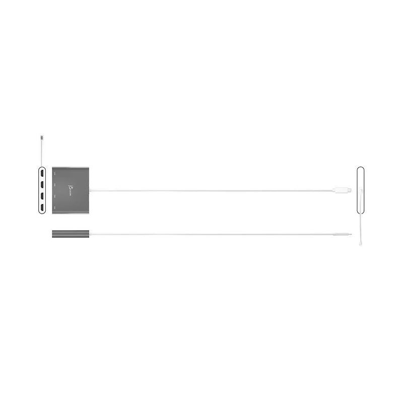 j5create JCA366 Usb Type-c To 4 Port Hdmi Multi-Monitor Adapter
