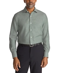 Tommy Hilfiger Mens Regular Fit Linen Dress Shirt