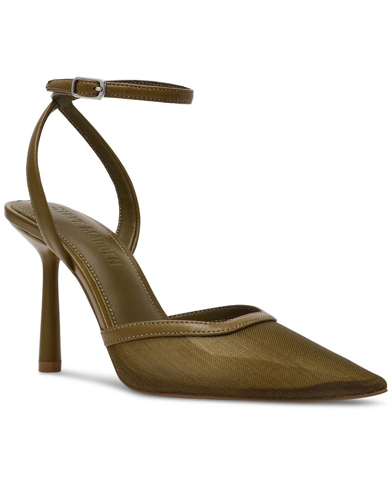 Steve Madden Women's Alliance Mesh Two-Piece Pumps
