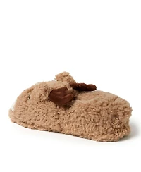 Dearfoams Men's Unisex Adult Animal Closed Back House Slipper - Santa