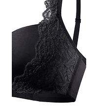Lascana Women's Lace Detail Seamless T-Shirt Bra