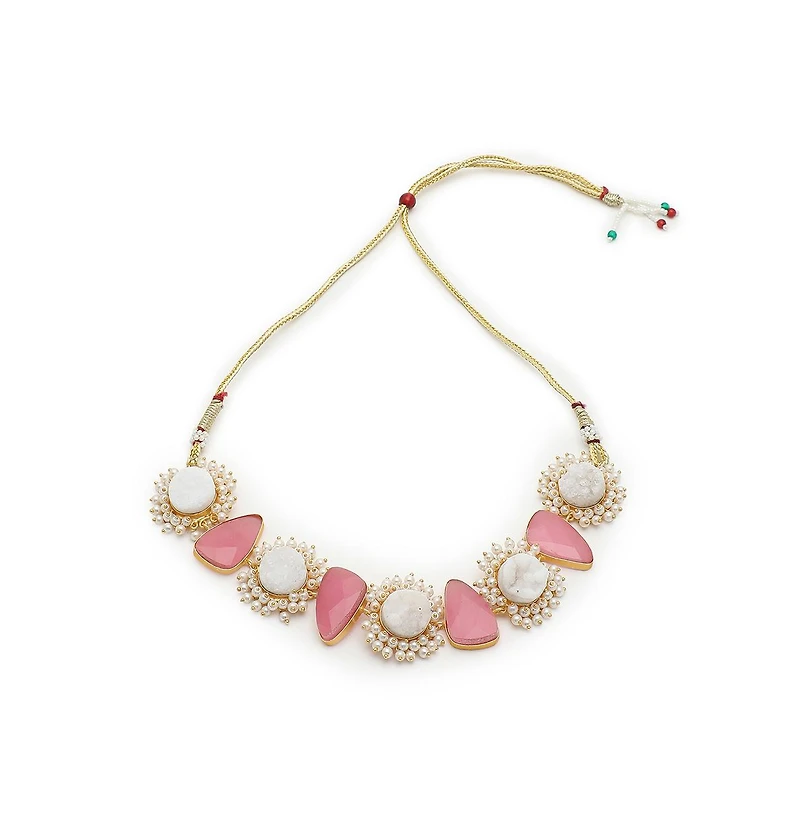 Sohi Abstract-Stone Jewellery Set