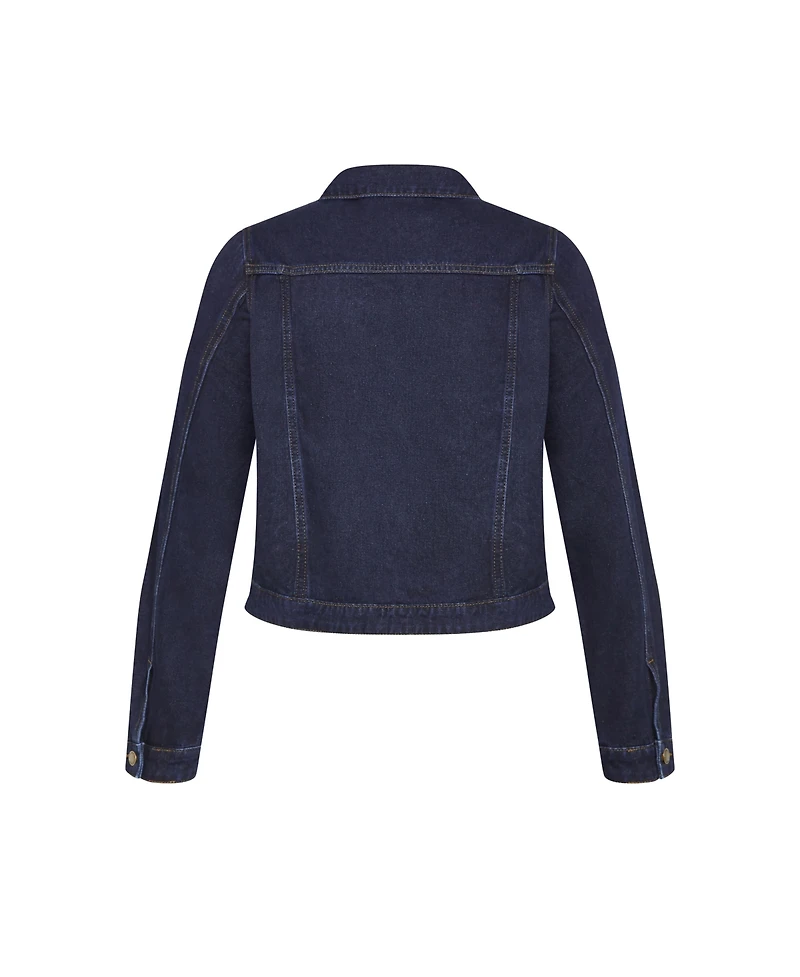 City Chic Plus Denim Jojo Jacket