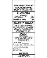 French Linen Quilted Sham Set