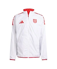 Adidas Men's Red/White Toronto Fc 2025 Anthem Reversible Full-Zip Jacket