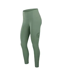 Nike Women's Sage Green Michigan State Spartans Zenvy Performance Leggings