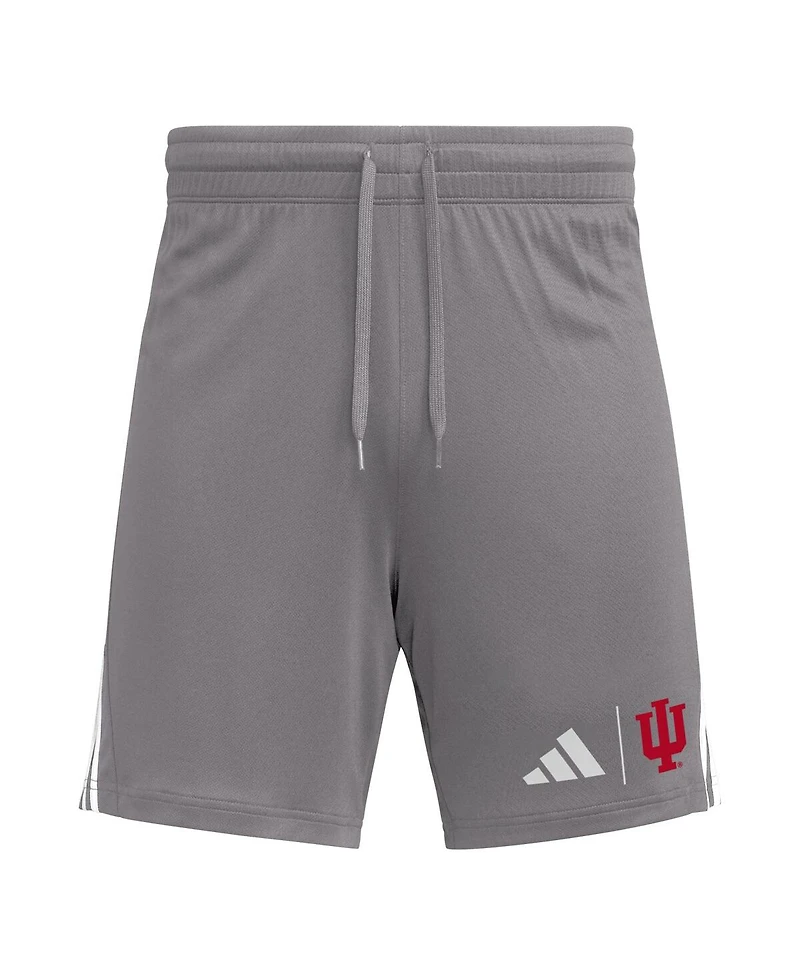 Adidas Men's Gray Indiana Hoosiers Aeroready 7" Shorts