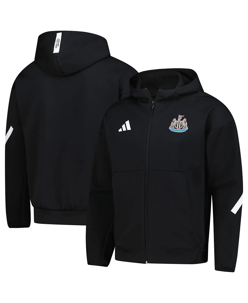 Adidas Men's Black Newcastle United 2025/26 Anthem Full-Zip Jacket