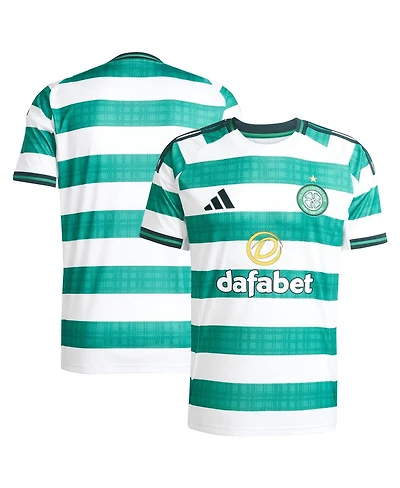 Adidas Men's White Celtic 2025/26 Home Replica Jersey