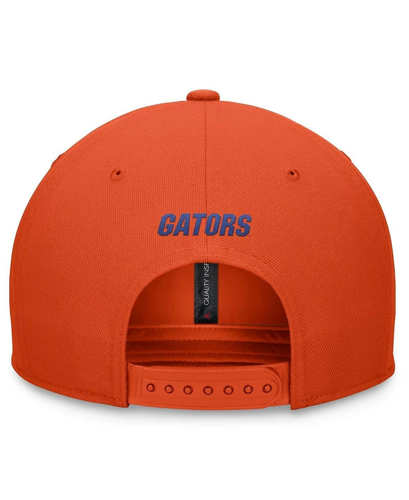 Jordan Men's Orange Florida Gators On-Field Pro Bill Snapback Hat