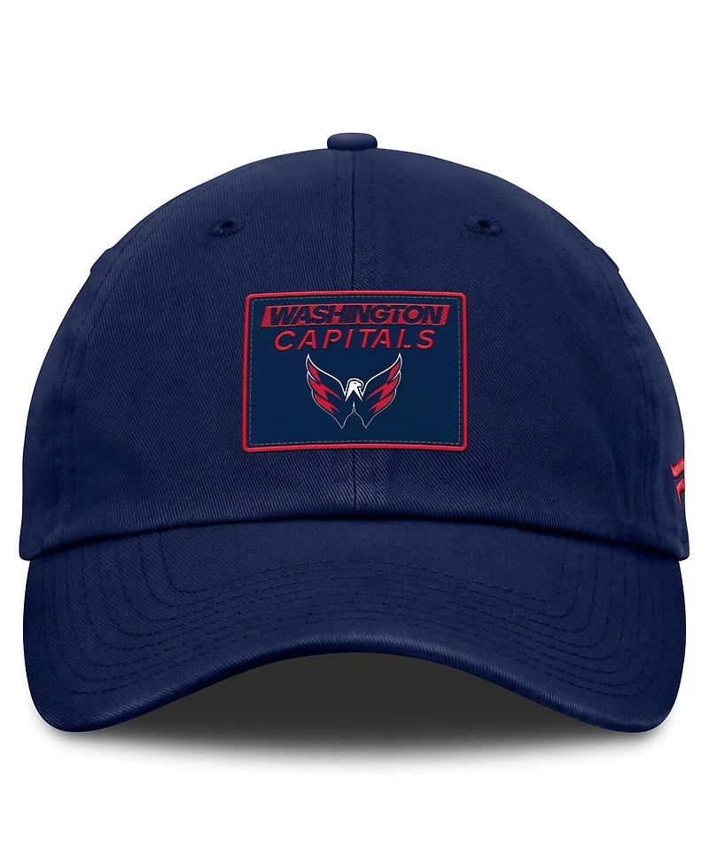 Fanatics Men's Navy Washington Capitals Authentic Pro Prime Adjustable Hat