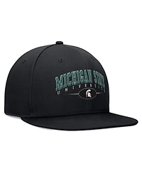 Top of the World Men's Black Michigan State Spartans Bullpen Snapback Hat