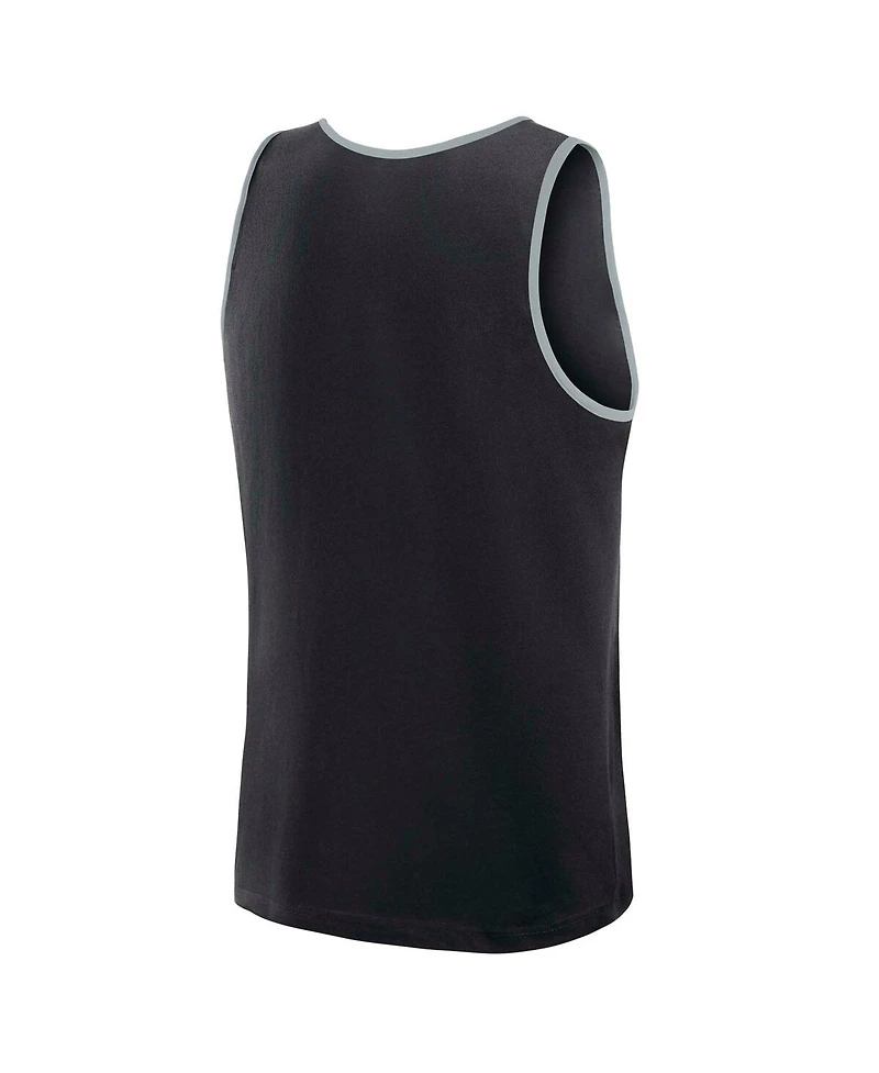 Logo Athletic Men's Black Las Vegas Raiders Unmatched Success Tank Top