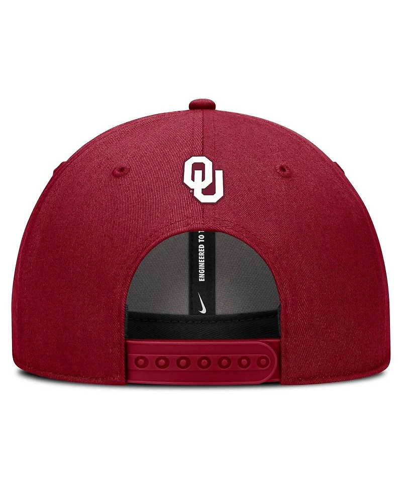 Nike Men's Crimson Oklahoma Sooners Rise Practice Adjustable Hat