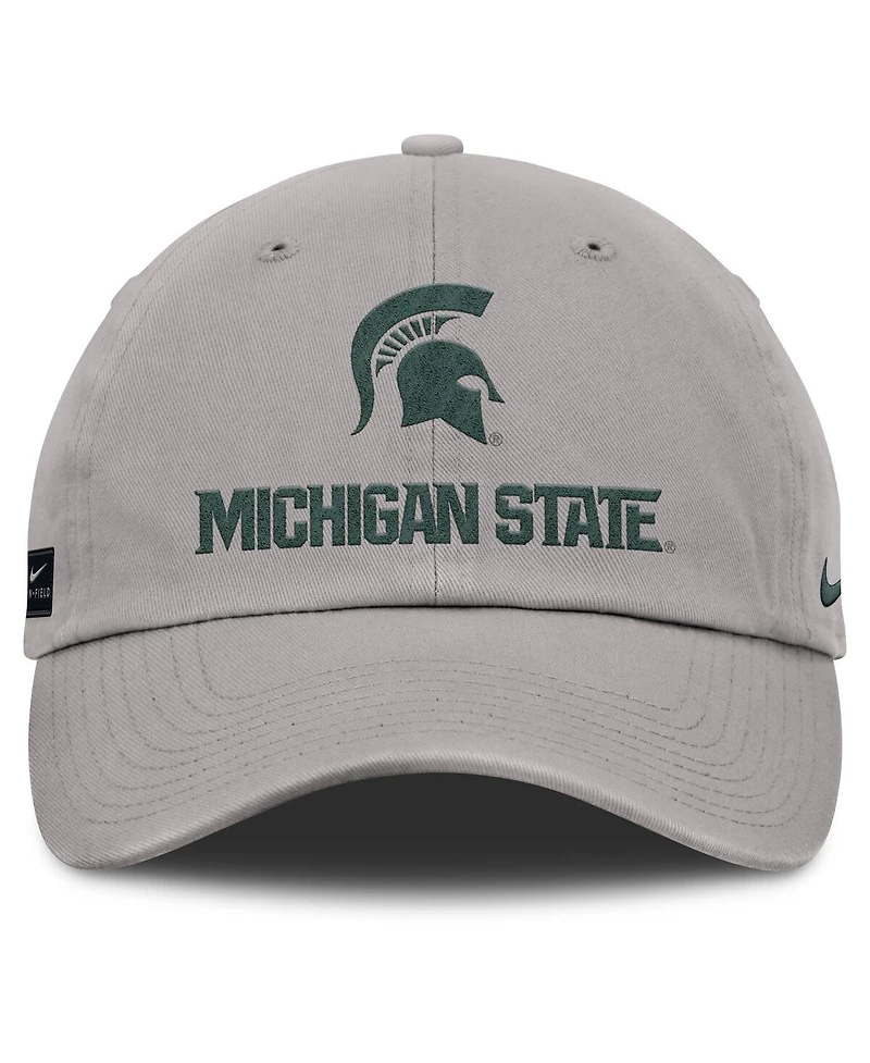 Nike Men's Michigan State Spartans 2025 Sideline Club Adjustable Hat