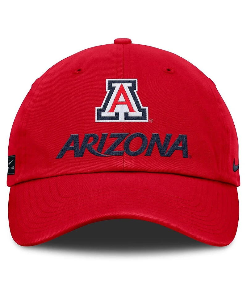 Nike Men's Red Arizona Wildcats 2025 Sideline Club Adjustable Hat