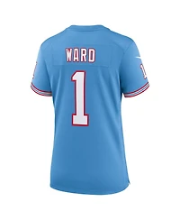 Nike Women's Cam Ward Light Blue Tennessee Titans 2025 Nfl Draft 2nd Alternate Game Jersey