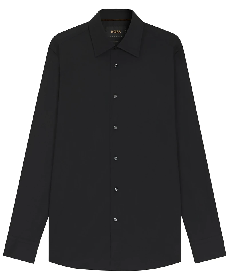 Boss by Hugo Men's Cotton-Blend Stretch Poplin Slim-Fit Dress Shirt