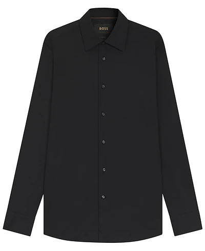 Boss by Hugo Men's Cotton-Blend Stretch Poplin Slim-Fit Dress Shirt