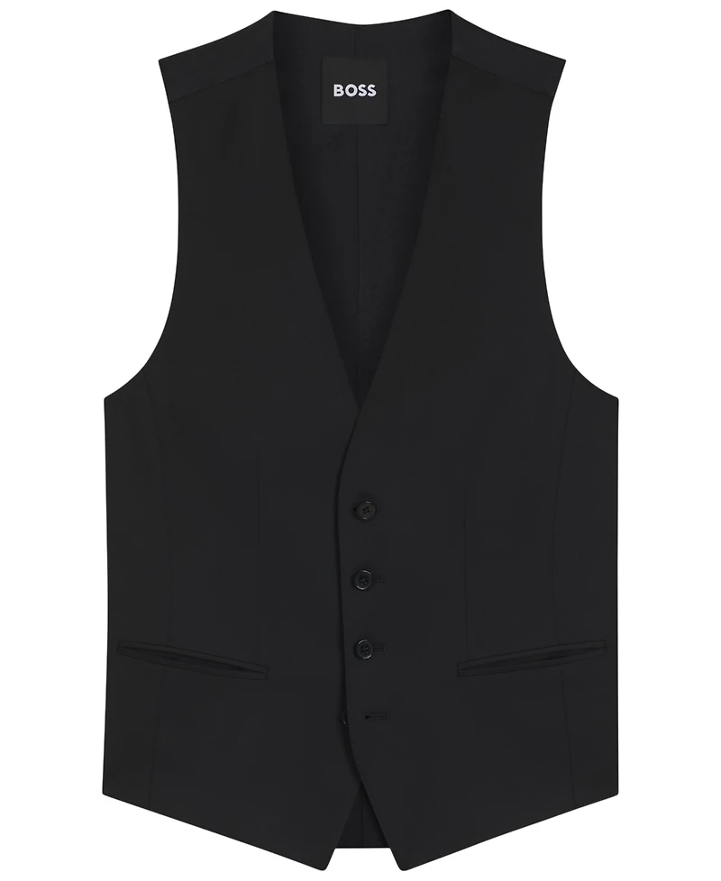 Boss Men's Single-Breasted Waistcoat