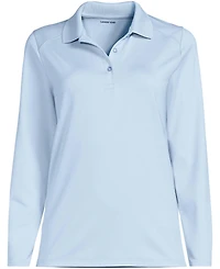 Lands' End Women's Long Sleeve Feminine Fit Rapid Dry Polo Shirt