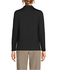 Lands' End Women's Long Sleeve Feminine Fit Rapid Dry Polo Shirt