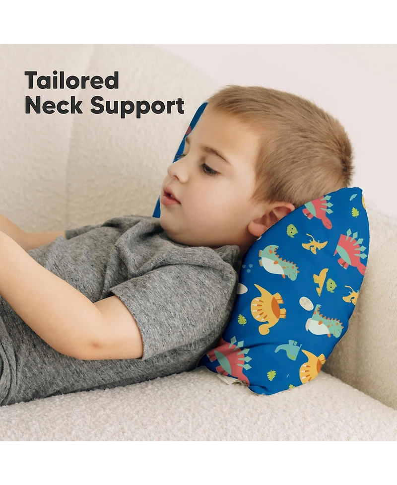KeaBabies Toddler Buddy Pillow with Pillowcase, 10X18 Soft Cotton Pillows for Sleeping