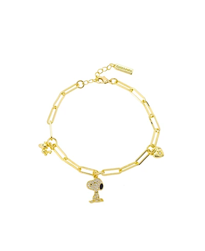 Unwritten Cubic Zirconia and Crystal Charm Bracelet