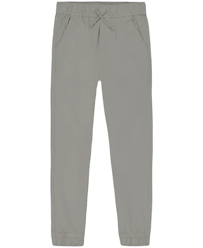 Nautica Little Boys Uniform Evan Tapered-Fit Stretch Joggers with Reinforced Knees