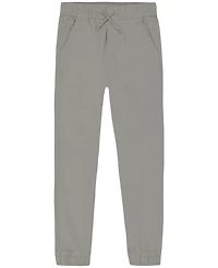 Nautica Little Boys Uniform Evan Tapered-Fit Stretch Joggers with Reinforced Knees