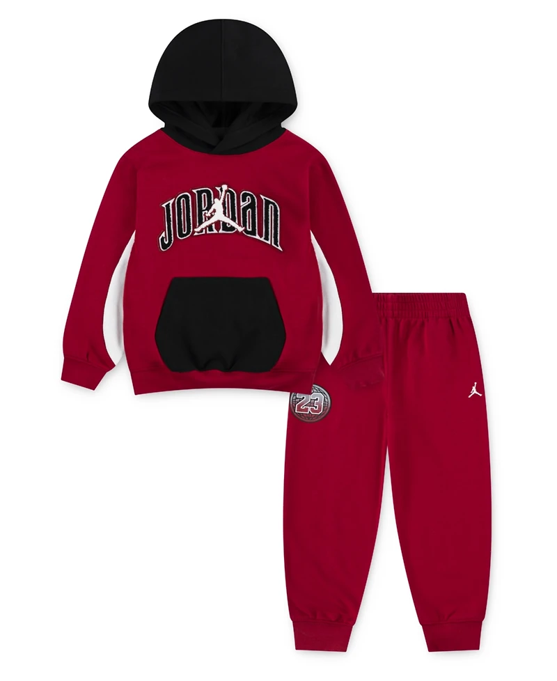 Jordan Little Boys 2-Piece Gametime Fleece Pullover Hoodie and Pants Set