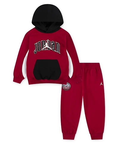 Jordan Little Boys 2-Piece Gametime Fleece Pullover Hoodie and Pants Set