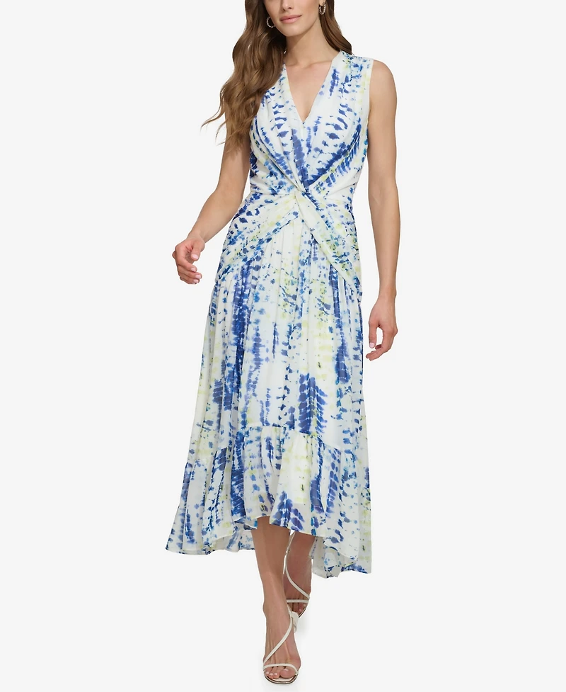 Dkny Women's Tie-Dyed Midi Dress