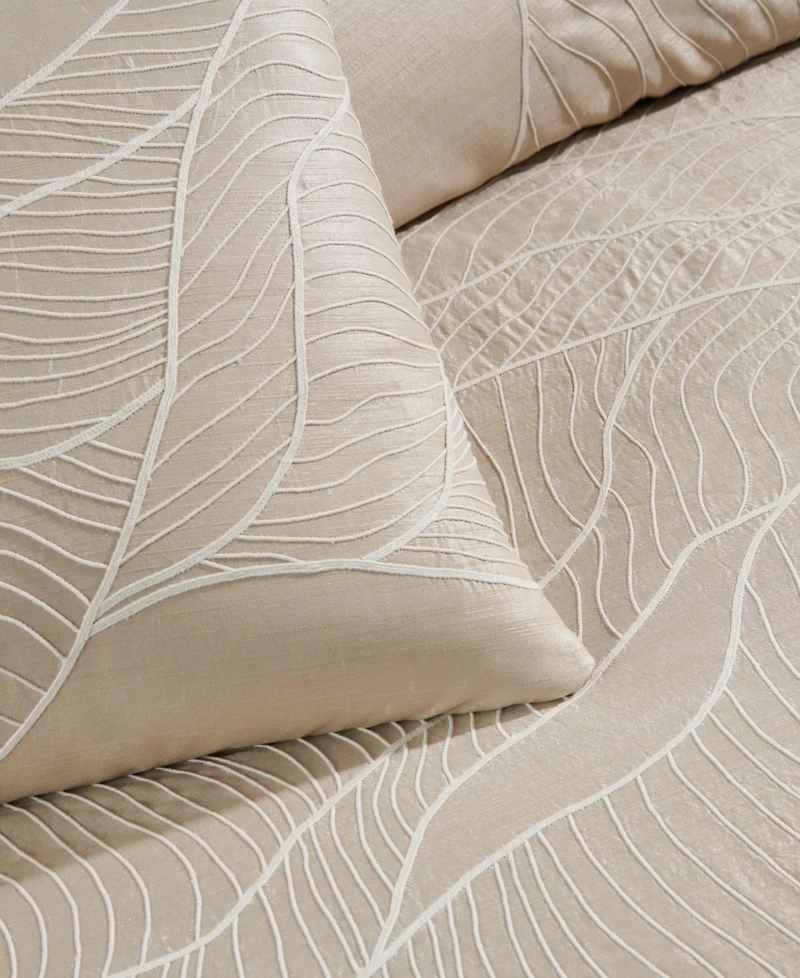 Donna Karan Home Dune Embroidered Duvet Cover, King