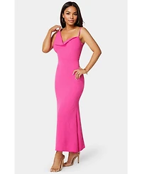 Bebe Women's Airflow Cowl Maxi Dress