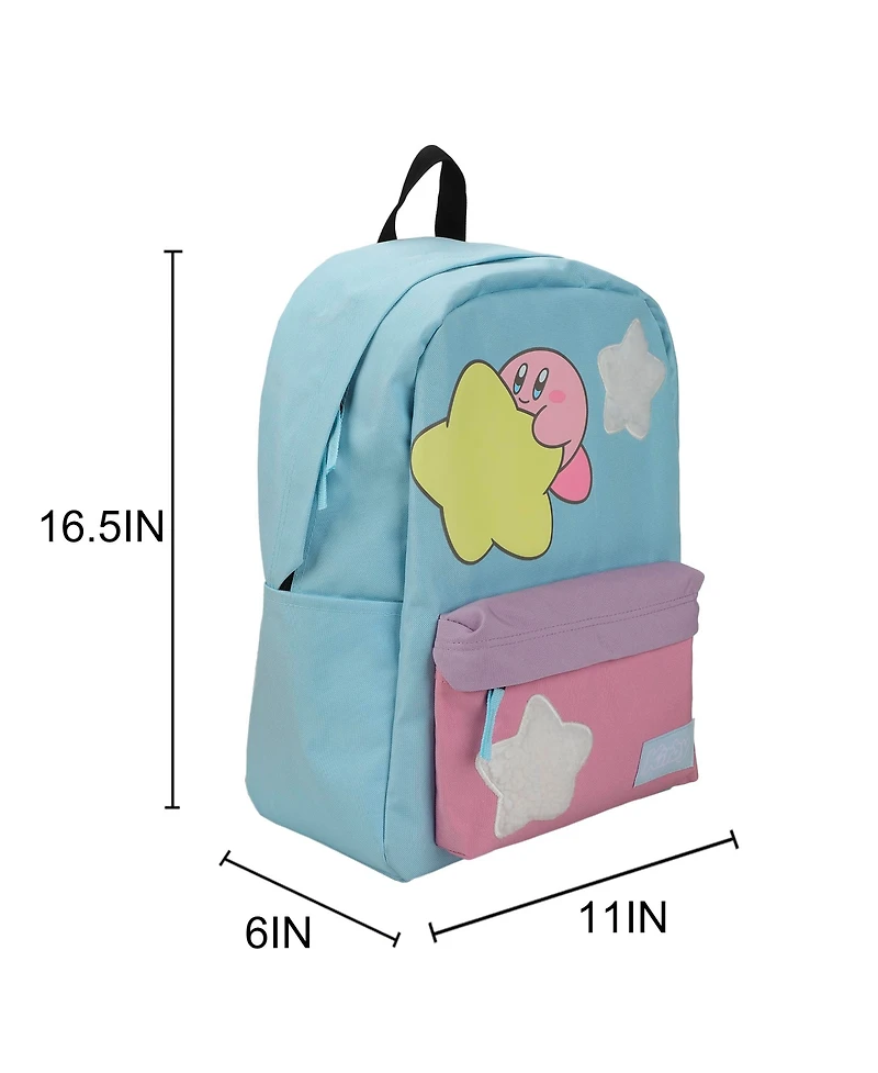 Kirby Stars 17" Pink & Blue adult Backpack
