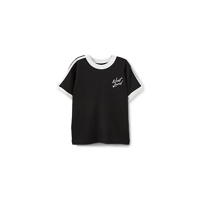 Cotton On Girls Little/Big Short Sleeve Ryan Ringer Tee