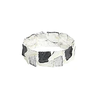 Sohi Metallic Textured Bangle Bracelet