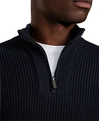 Guess Men's Headley Half Zip Mock Sweater