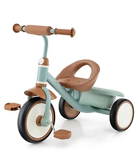 Toddler Tricycle Kids Trike with Adjustable Seat and Storage Basket Aged 3-5 Years Old