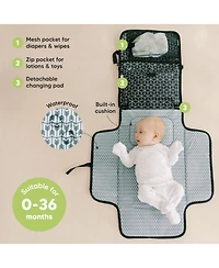 KeaBabies Ezee Diaper Changing Pad, Portable Mat, Waterproof Foldable Pad