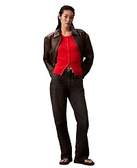 Calvin Klein Jeans Women's Smooth Cotton Rib Sweater Tank