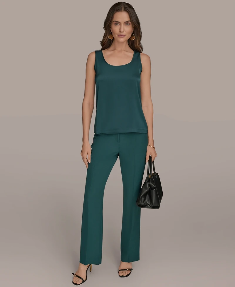 Donna Karan New York Women's Scoop-Neck Satin Tank Top