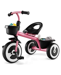 Toddler Tricycle Kids Trike with Adjustable Seat Front & Rear Storage Baskets