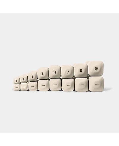 WeGym SafeGrip Dumbbells Full Set - 2 - 20 lbs