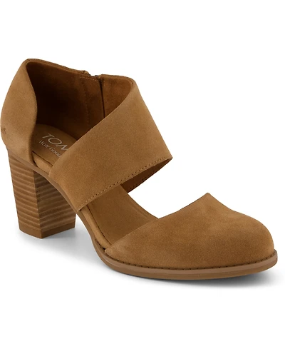 Toms Women's Milan Closed Toe Heel Sandals